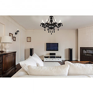 Подвесная люстра Arte Lamp TEATRO A3964LM-8BK