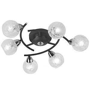Потолочная люстра Cleveland 382/6PF-Blackchrome