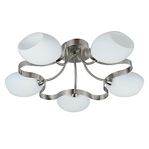 Потолочная люстра Fontana 601/5PF-SUNWhitechrome