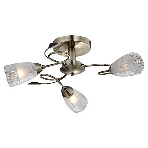 Потолочная люстра Corona 858/3PF-Oldbronze