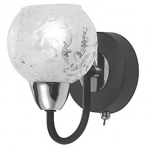 Настенное бра Cleveland 382/1PF-Blackchrome