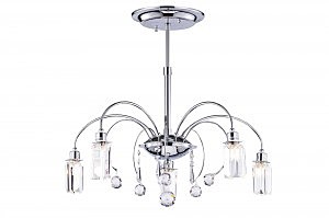 Люстра на штанге Fountain FR5605-CL-05-CH