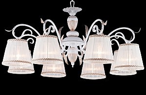 Подвесная люстра IRIS IRIS 11389/8C WHITE GOLD