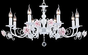 Подвесная люстра OLGA OLGA 11384/8C WHITE SILVER