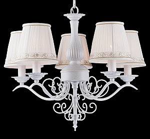 Подвесная люстра OLIVIA OLIVIA 11388/5C WHITE SILVER