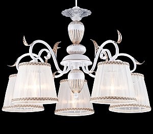 Подвесная люстра IRIS IRIS 11389/5C WHITE GOLD