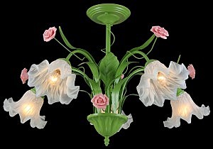 Потолочная люстра ROSE ROSE 11462/5C GREEN