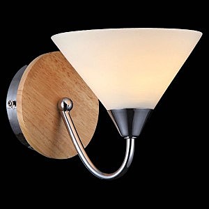 Настенное бра EVORA EVORA 11400/1W CHROME, OAK