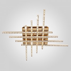 Потолочная люстра Soprano 90041/8 золото 80W