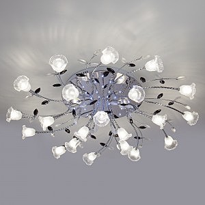 Потолочная люстра Florescence 80114/21 хром/белый