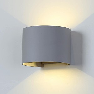 Уличный настенный светильник 1518 1518 TECHNO LED BLADE серый