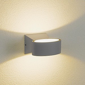 Уличный настенный светильник 1549 1549 TECHNO LED BLINC серый
