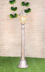 Столб фонарный уличный Diadema Diadema F (GLYF-8046F) белое золото